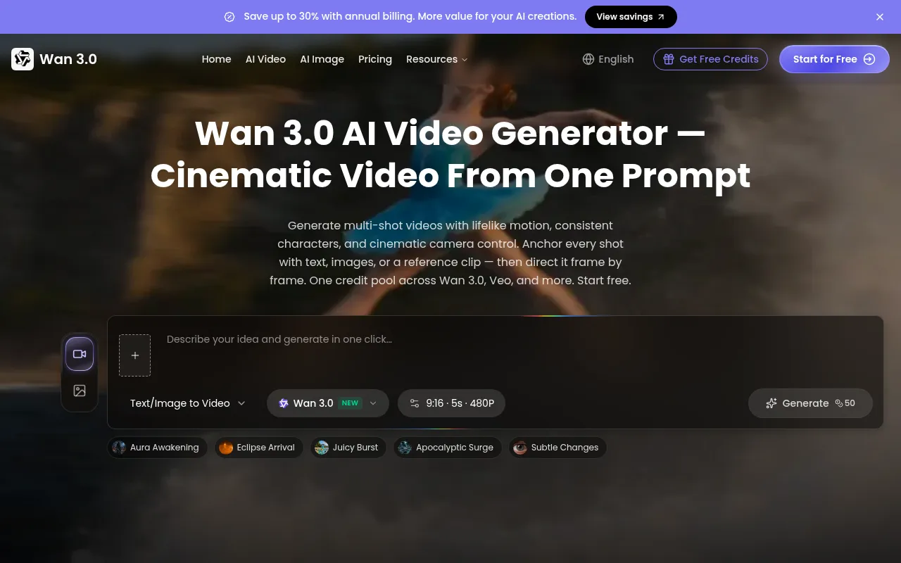 Screenshot of wan3.io