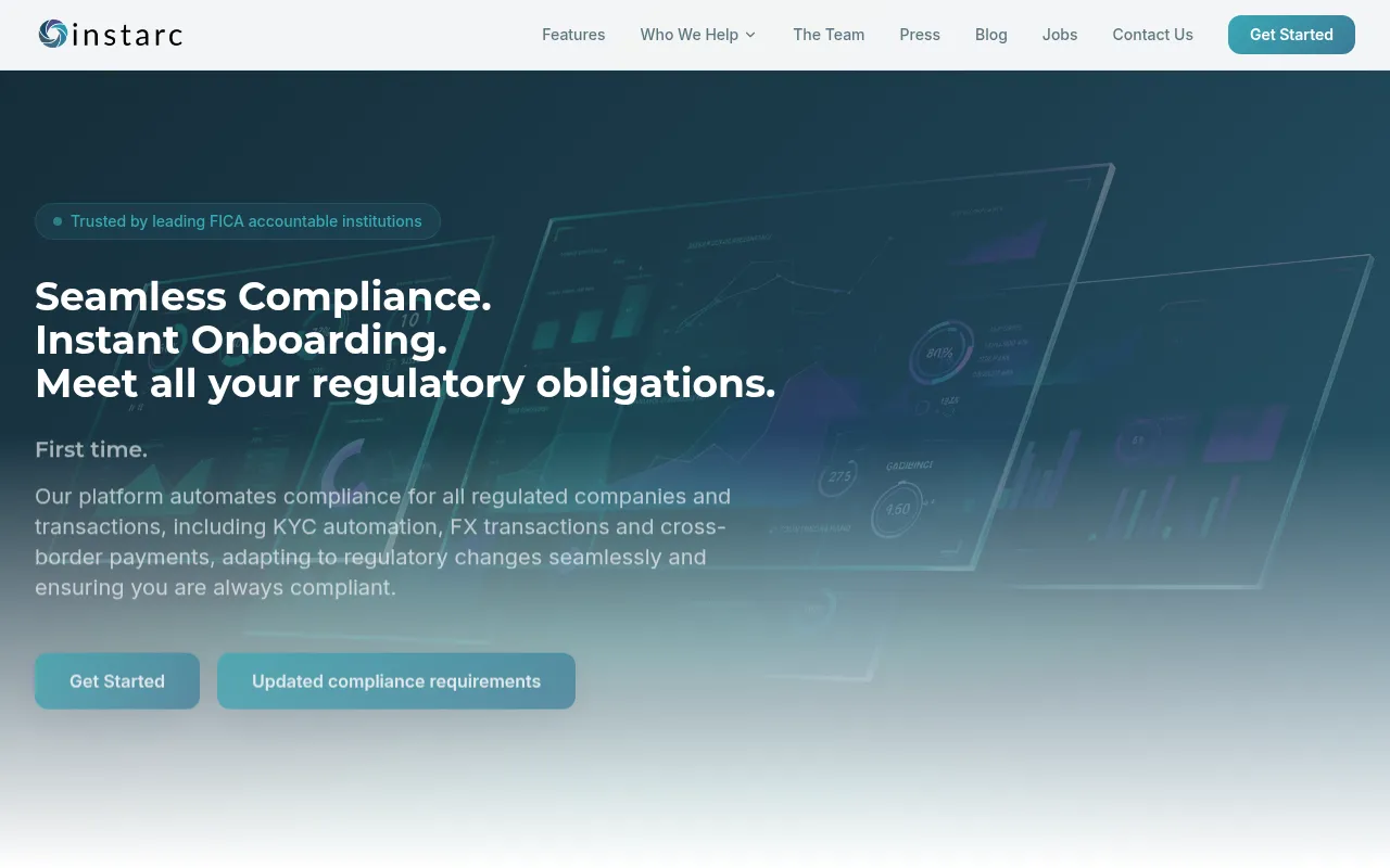 Screenshot of instarc.com