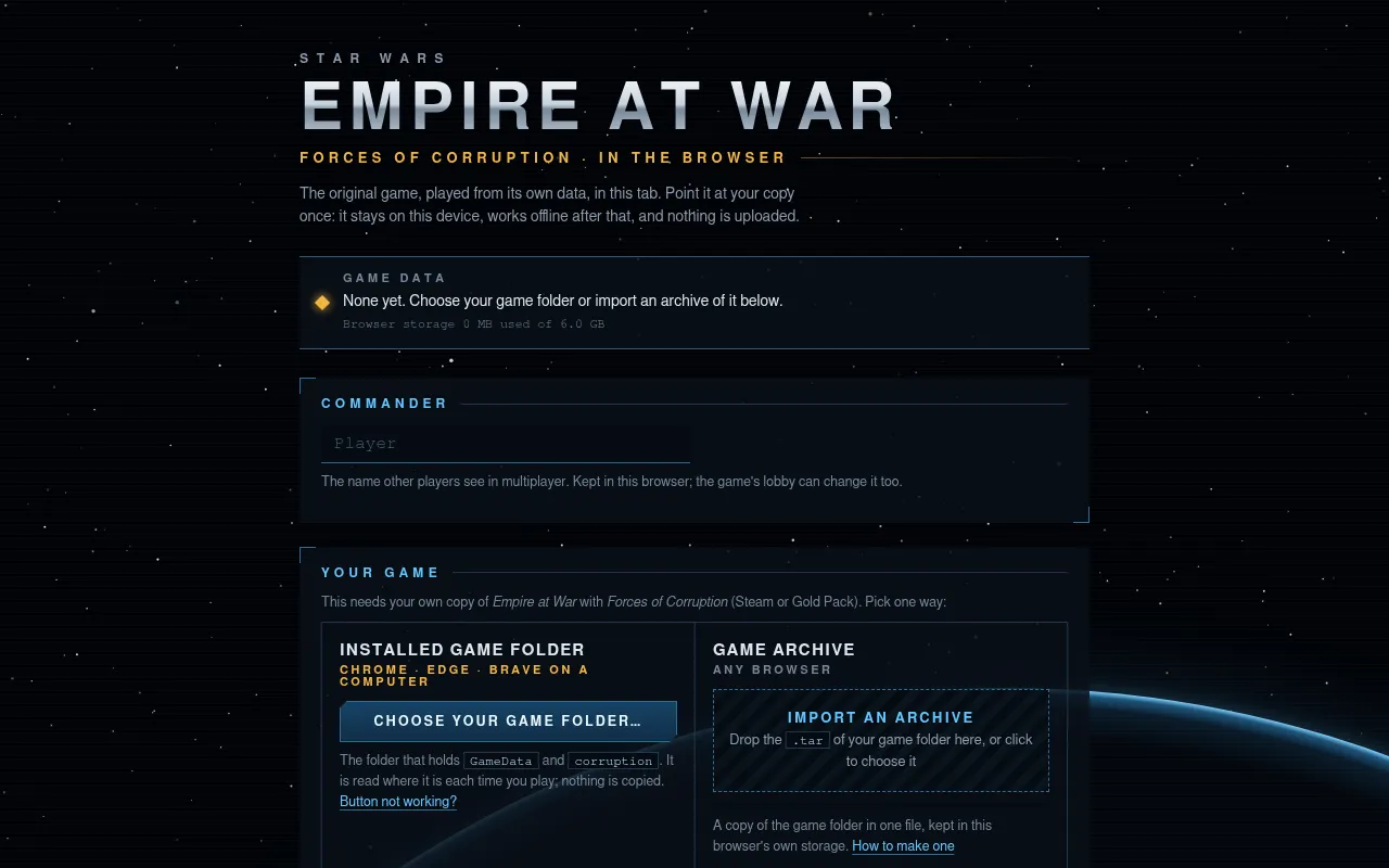 Screenshot of sw-revival-fc94b3.gitlab.io