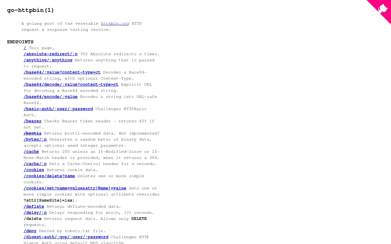 Screenshot of httpbingo.org