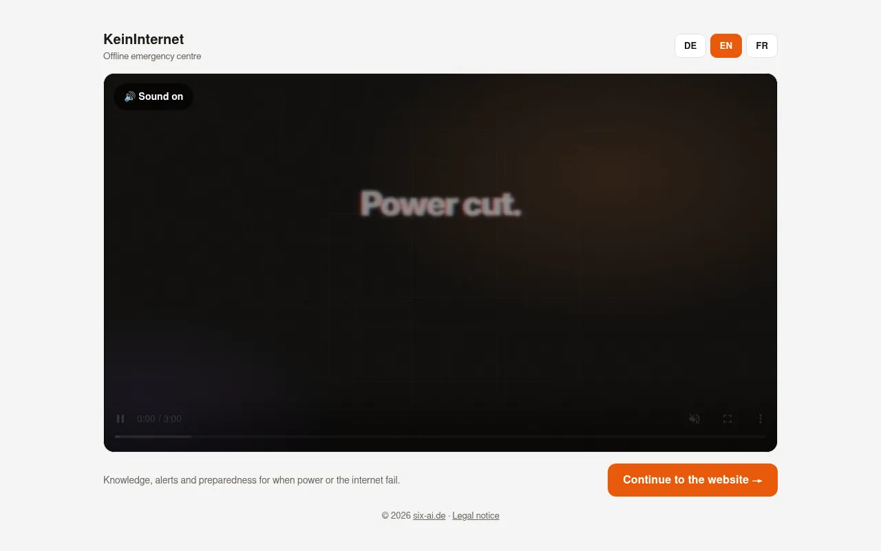 Screenshot of six-ai.de