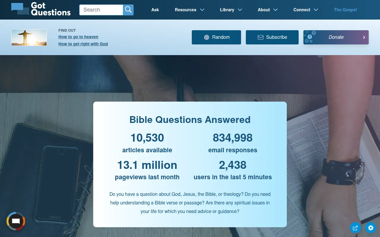 Screenshot of gotquestions.org