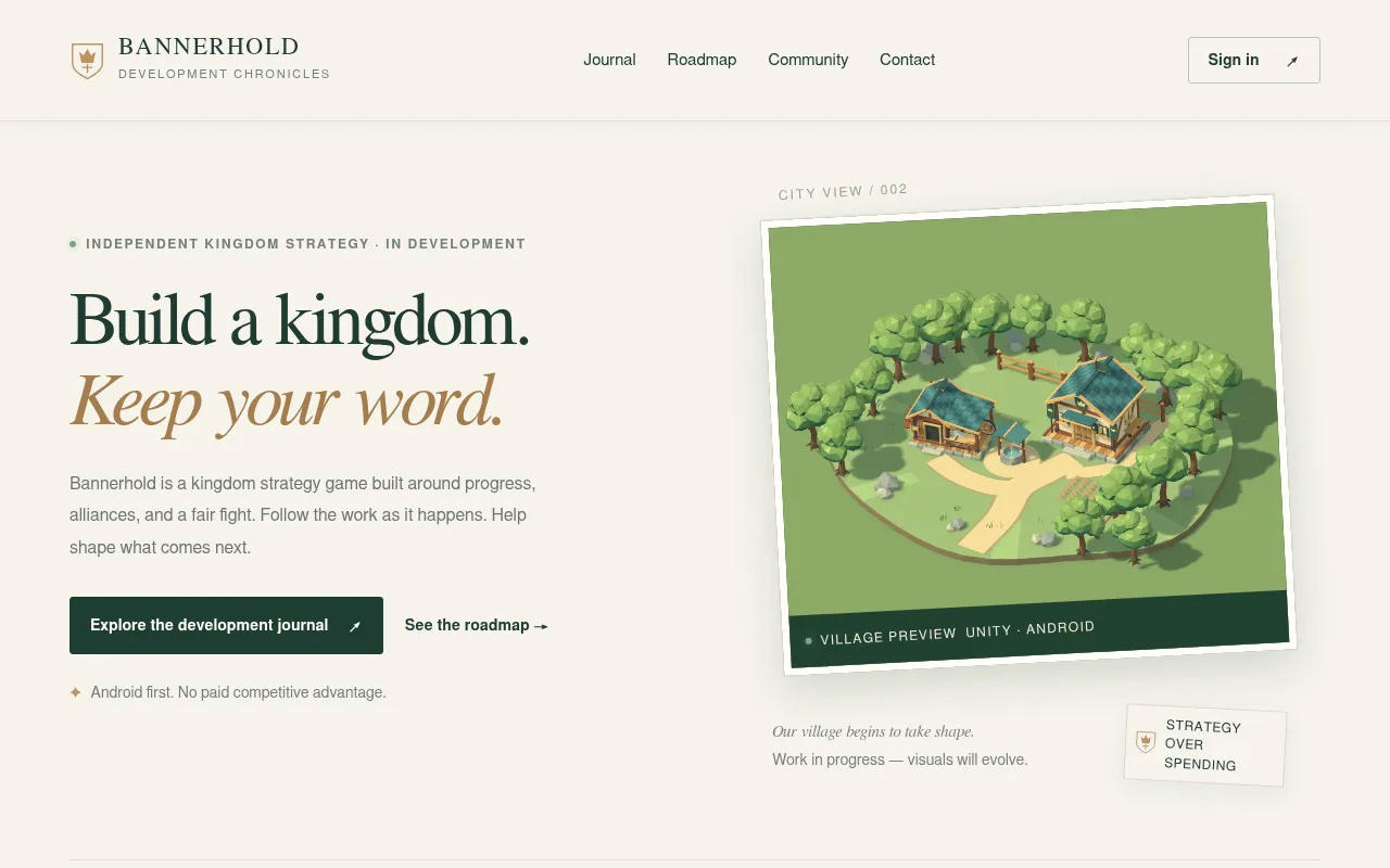 Screenshot of bannerhold.dlyszkowski.com