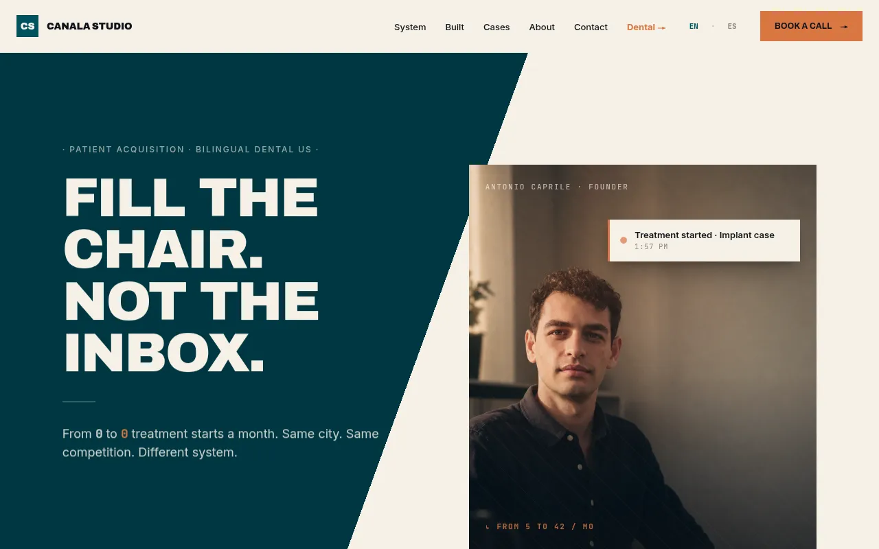 Screenshot of canala-studio.com