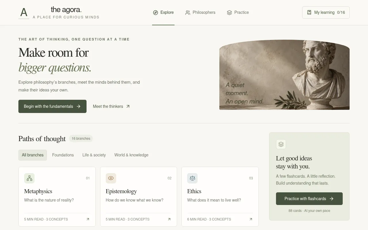 Screenshot of the-agora.groteks.chatgpt.site