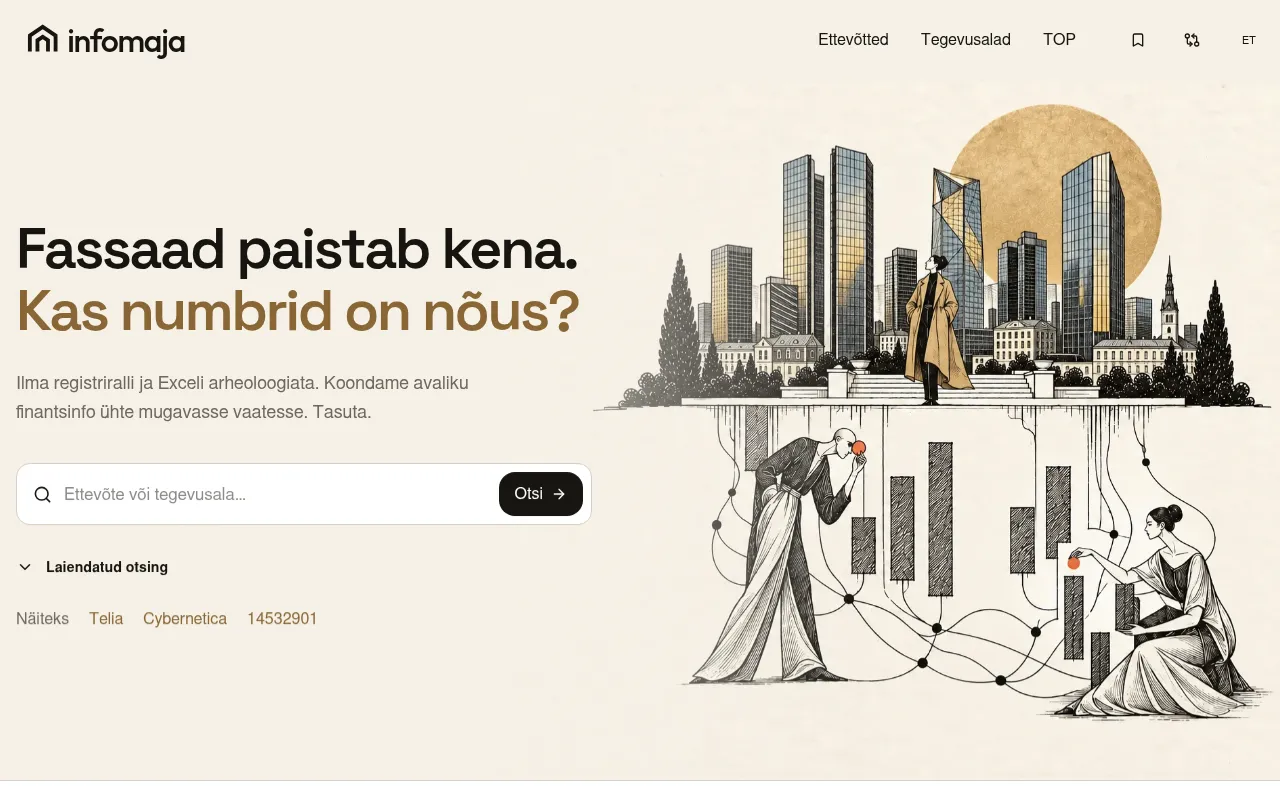 Screenshot of infomaja.ee