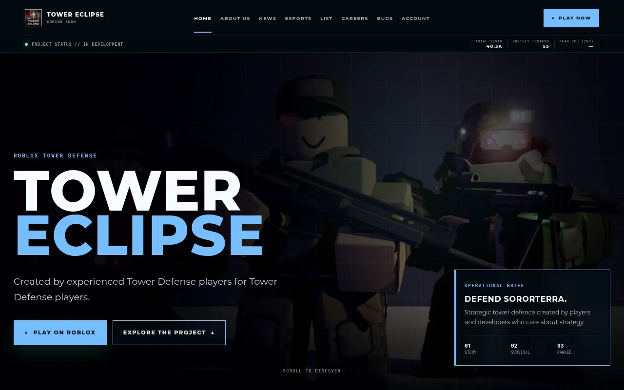 Screenshot of towereclipse.com