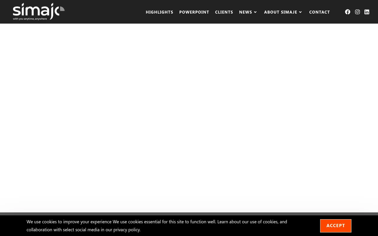 Screenshot of simaje.global