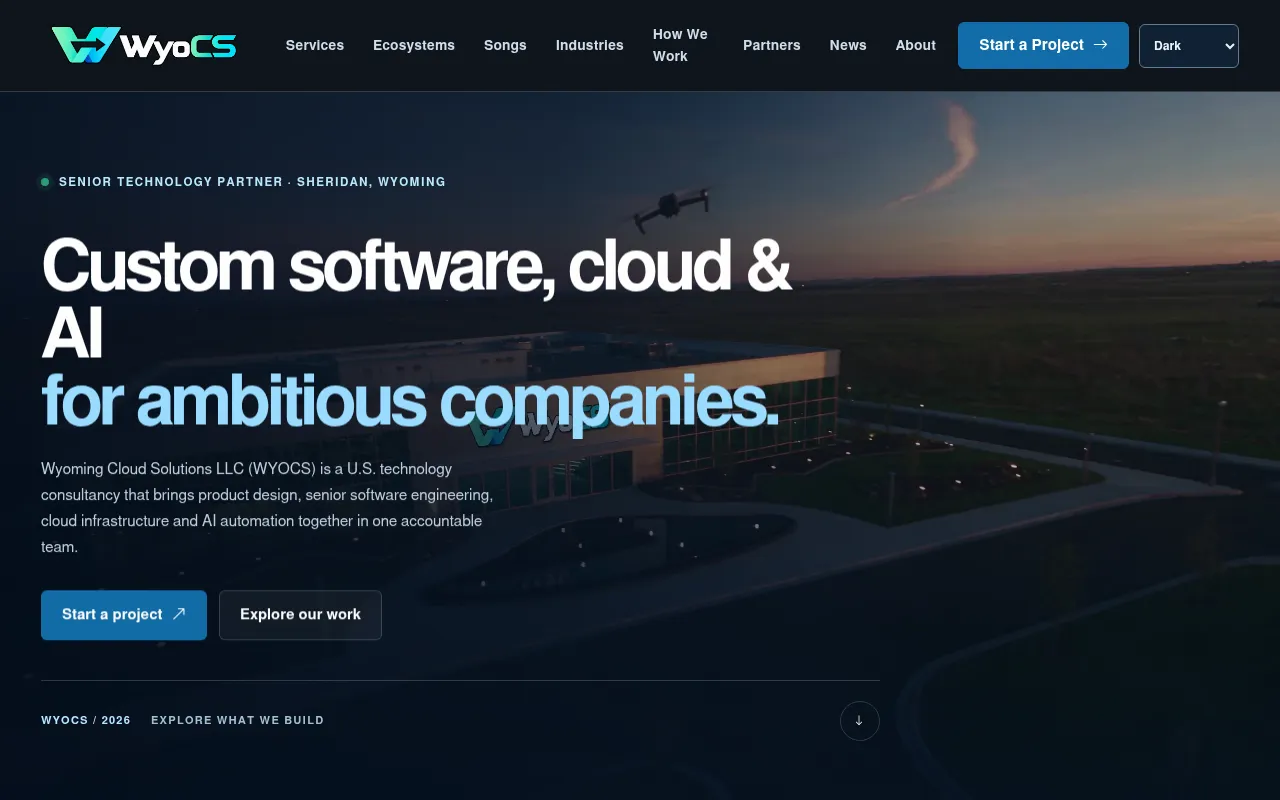 Screenshot of wyocs.org