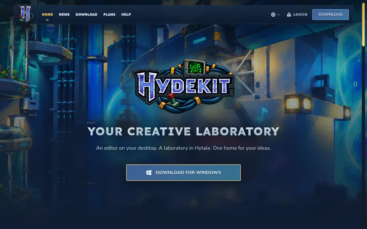 Screenshot of hydekit.com