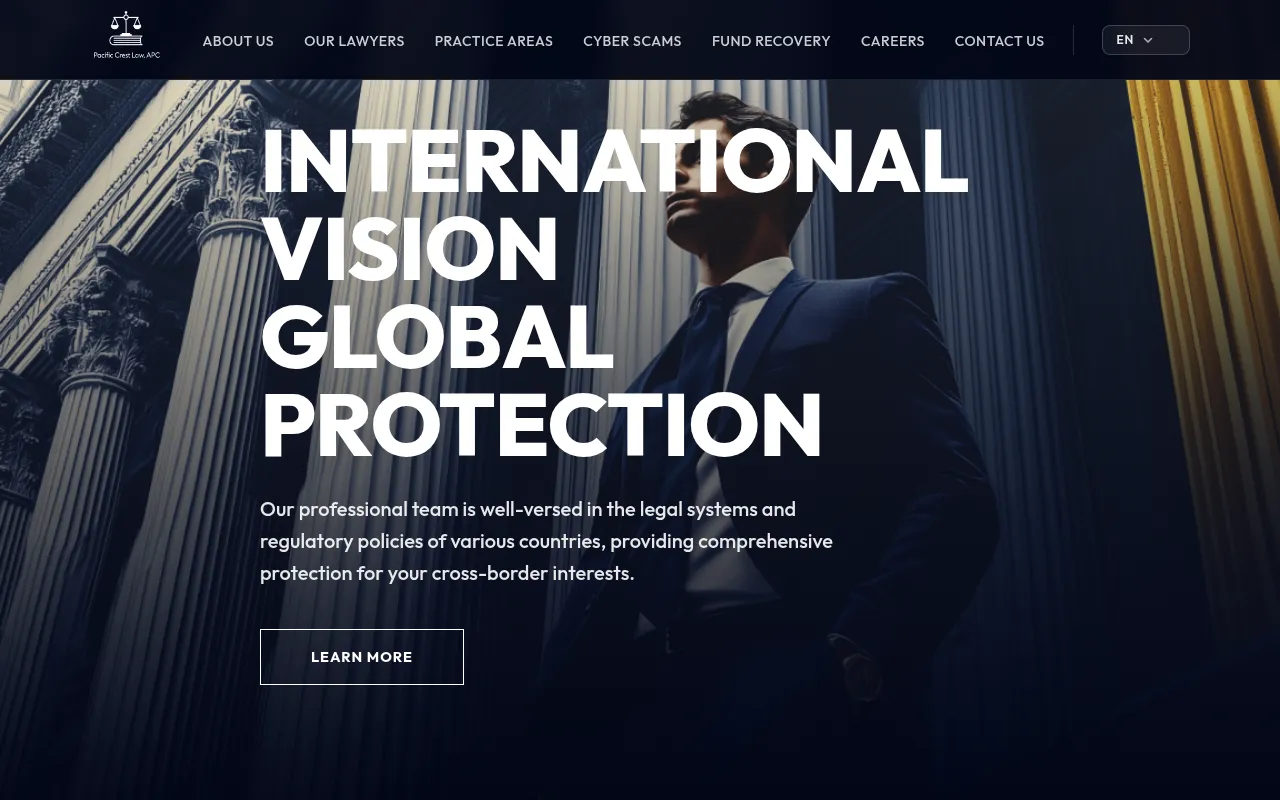 Screenshot of pacificcrestlegal.com