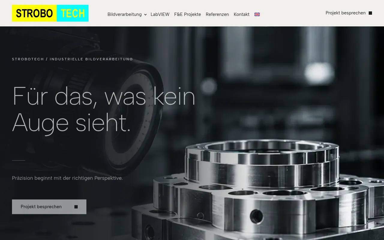 Screenshot of strobotech.at