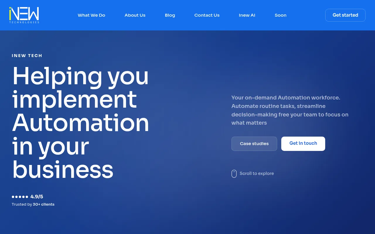 Screenshot of inewtech.in