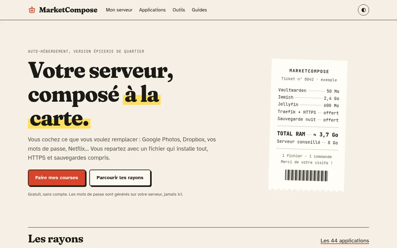 Screenshot of marketcompose.fr