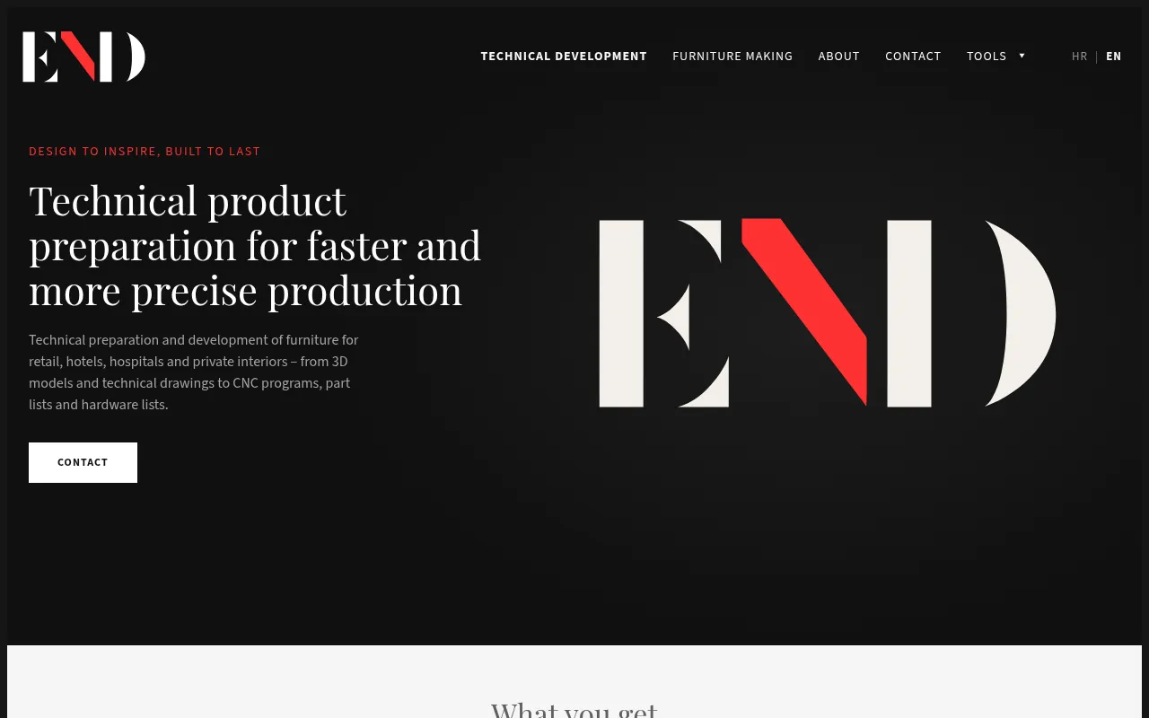 Screenshot of endeu.com