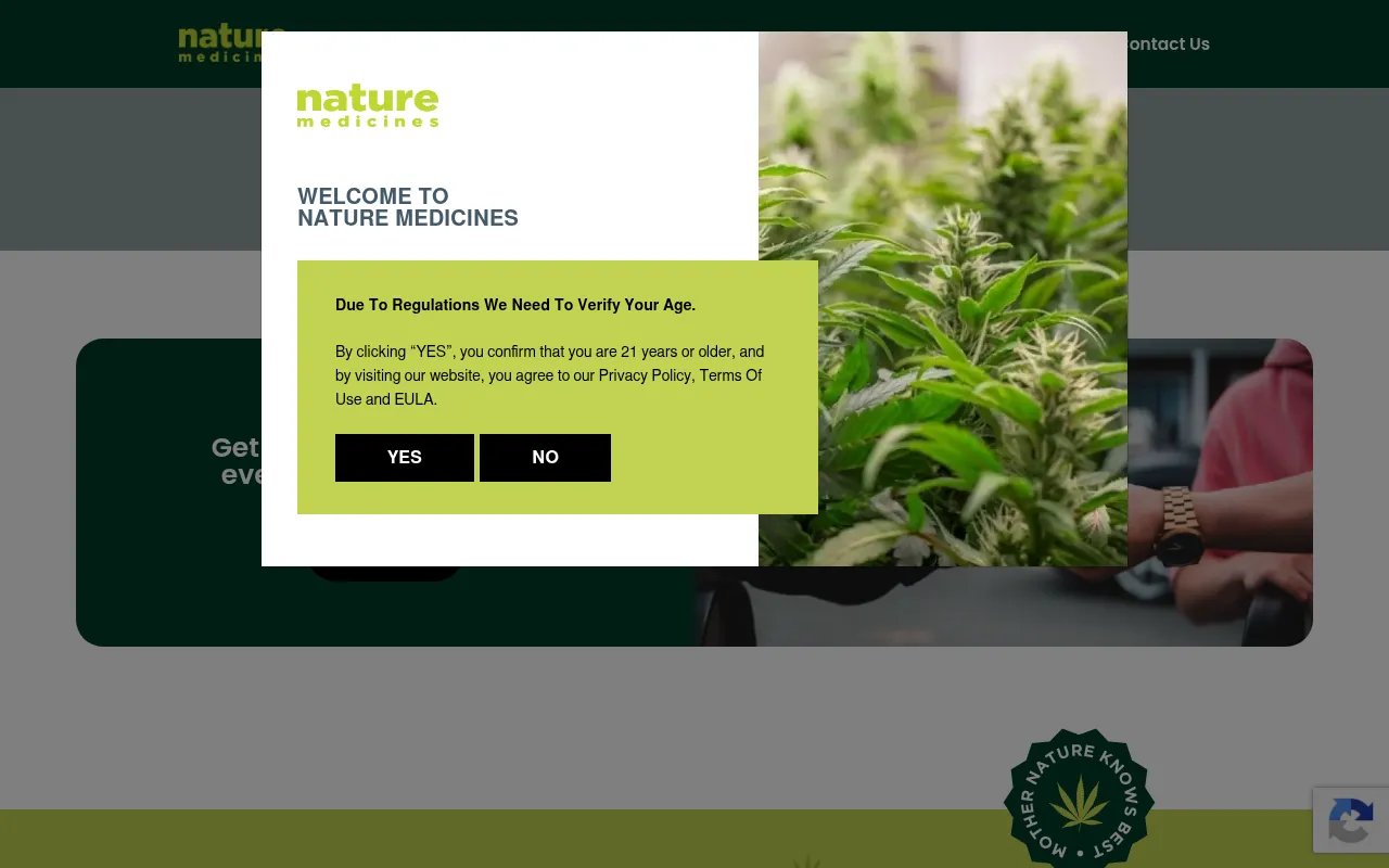 Screenshot of naturemedicines.com