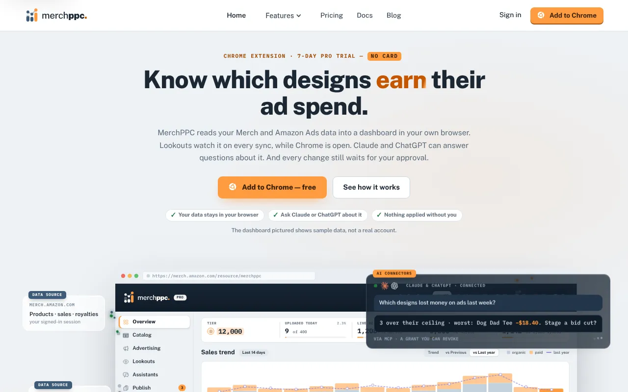 Screenshot of merchppc.com
