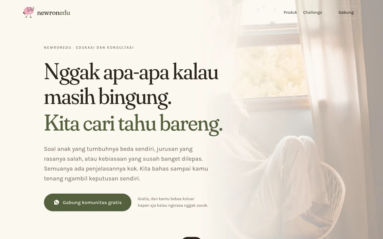 Screenshot of newronedu.id