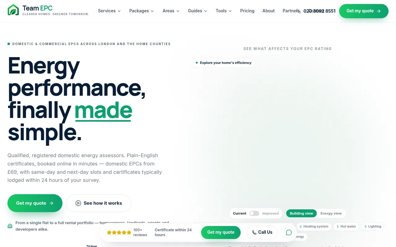 Screenshot of teamepc.co.uk