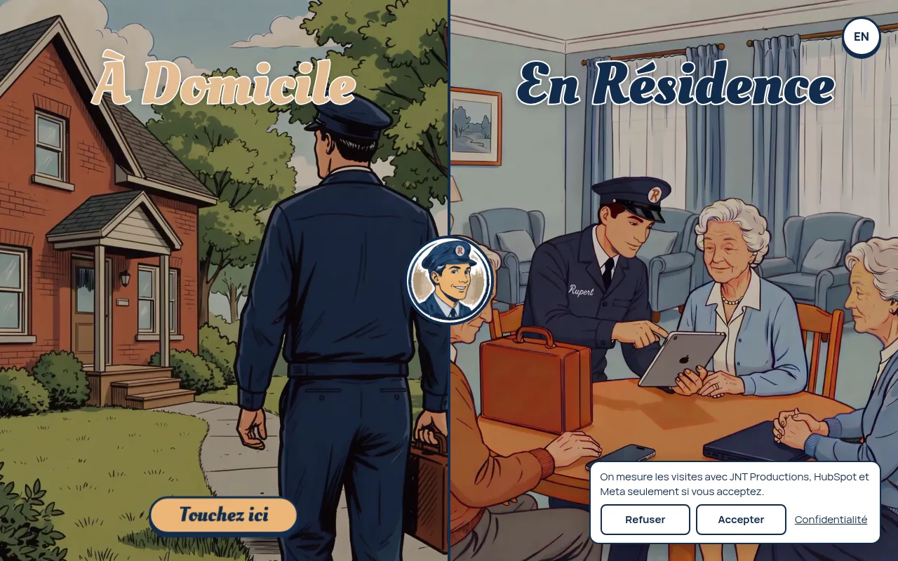 Screenshot of rupert.ca