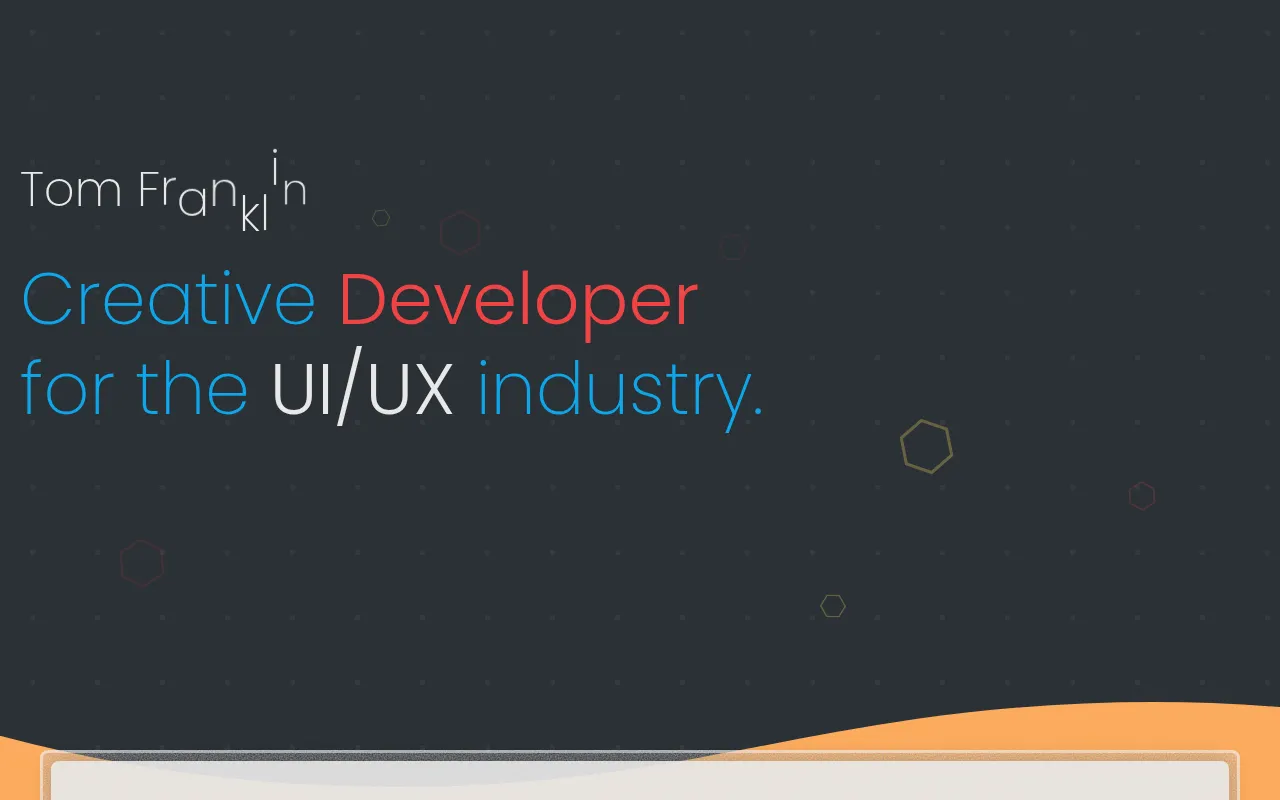 Screenshot of tomfranklin.dev