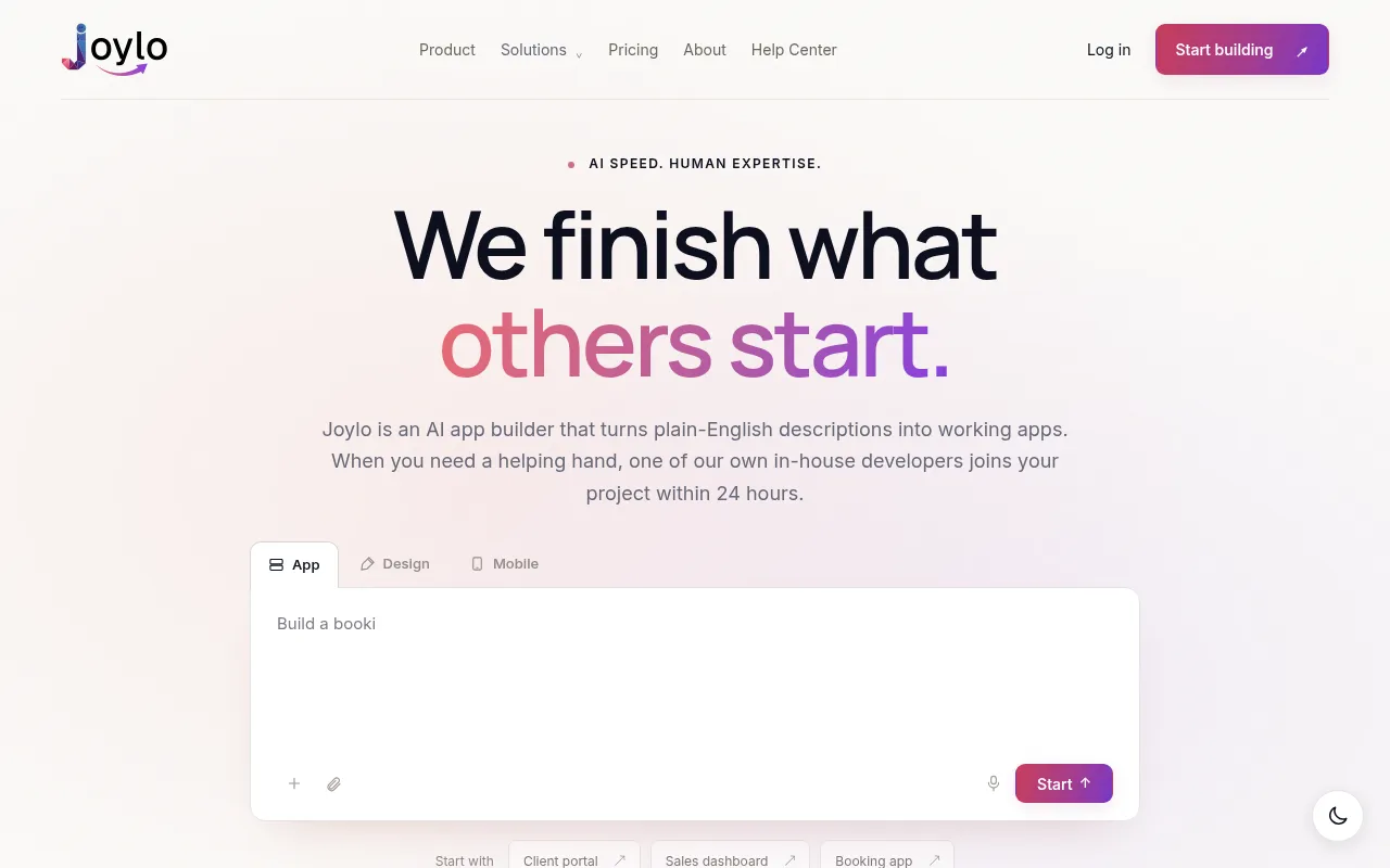 Screenshot of joylo.ai