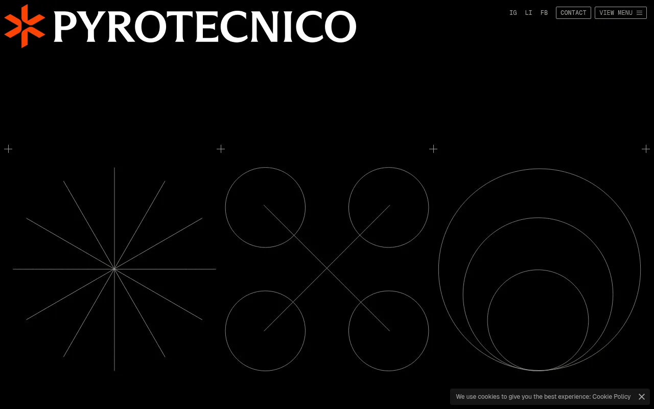 Screenshot of pyrotecnico.com