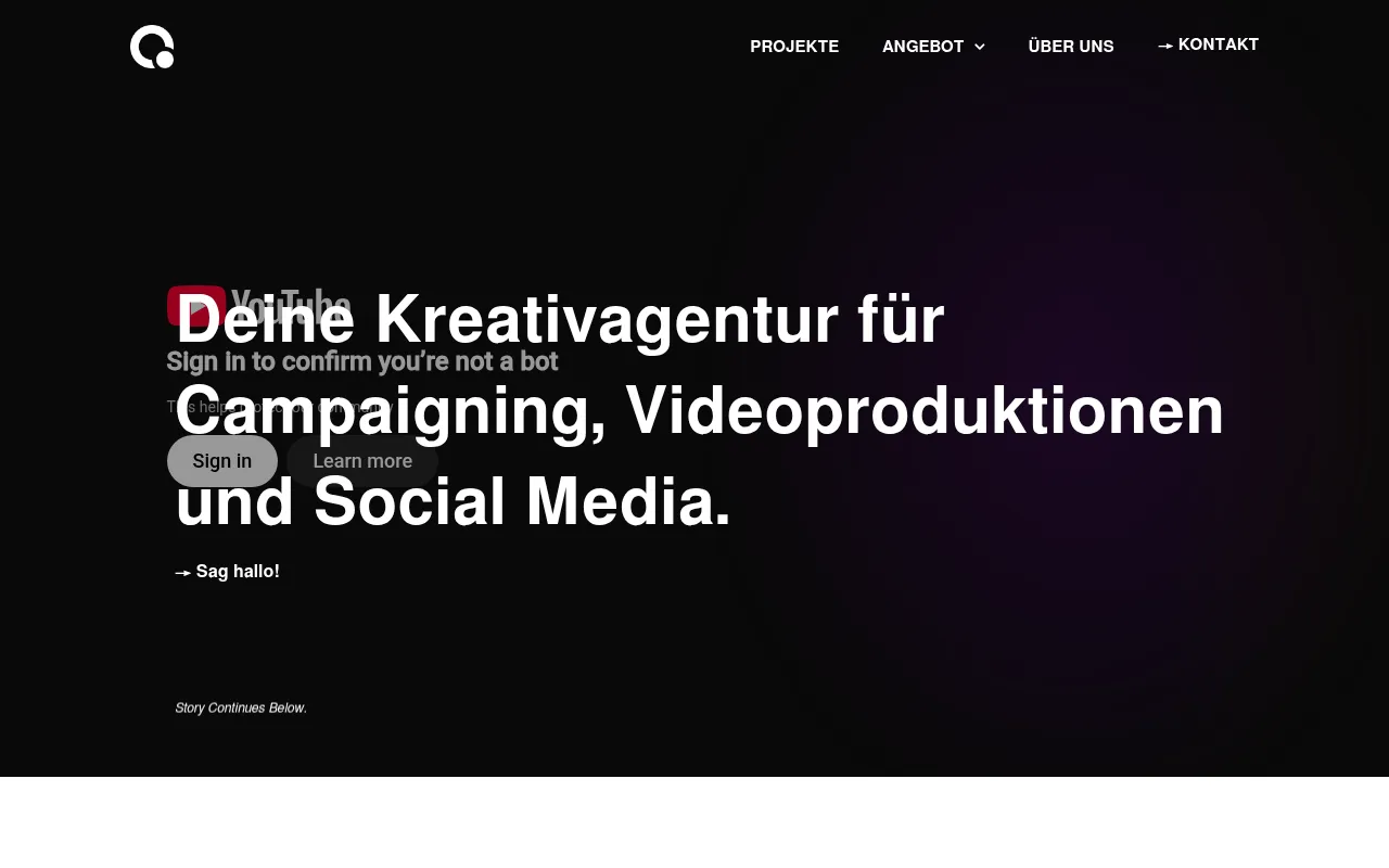 Screenshot of creasquare.ch
