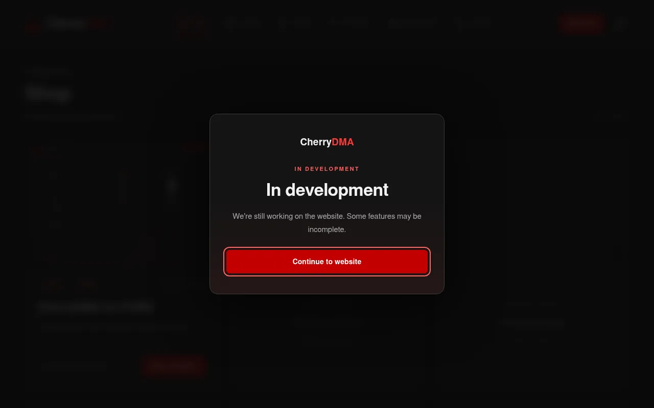 Screenshot of cherrydma.lol