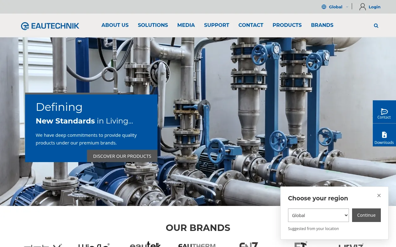 Screenshot of eautek.com