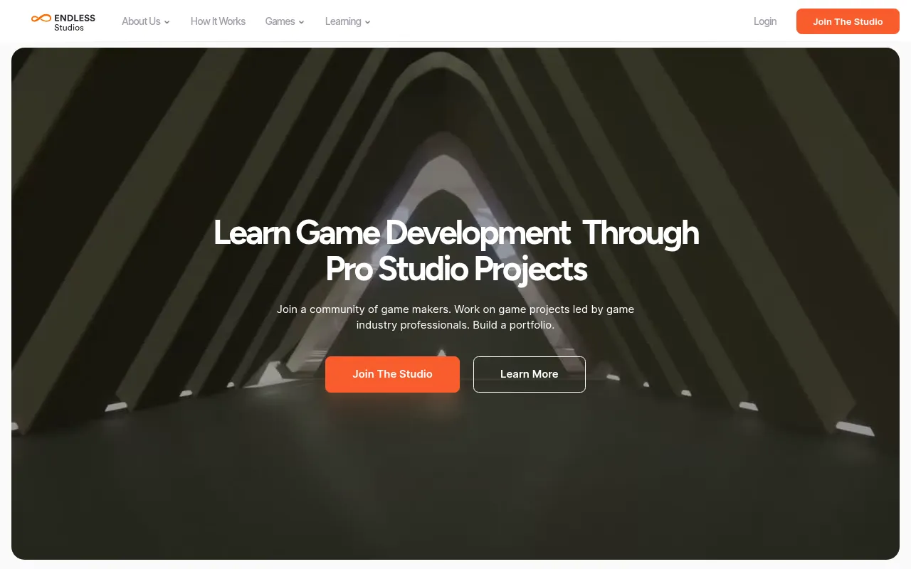 Screenshot of endlessstudios.com
