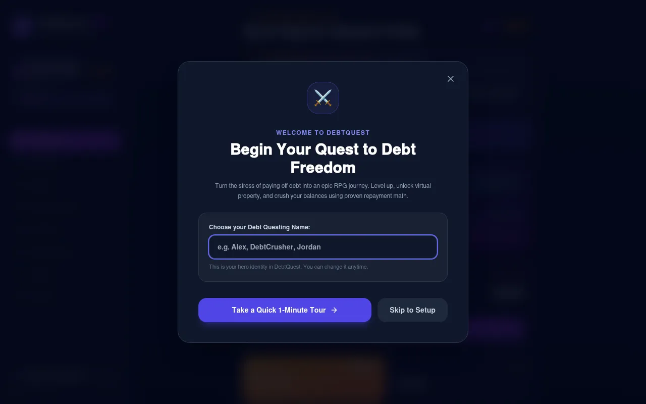 Screenshot of debtquest.ca