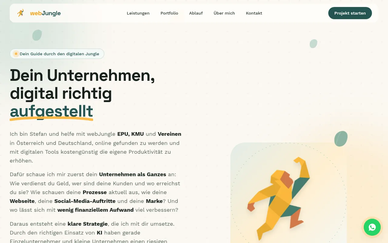 Screenshot of webjungle.at