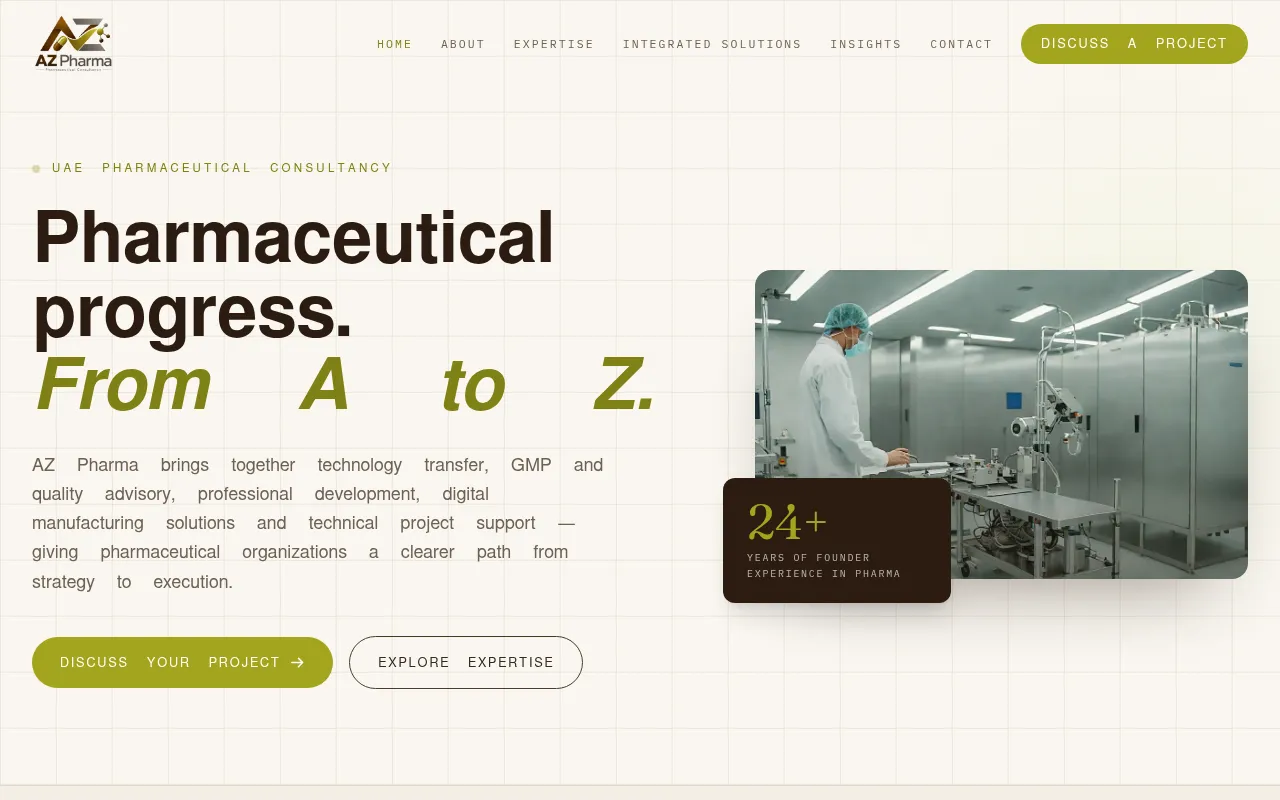 Screenshot of az-pharma.ae