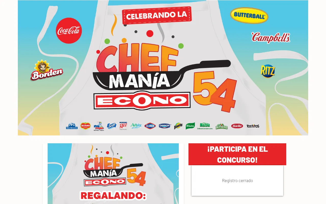 Screenshot of aniversarioecono.com