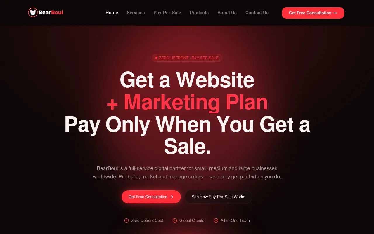 Screenshot of bearboul.com