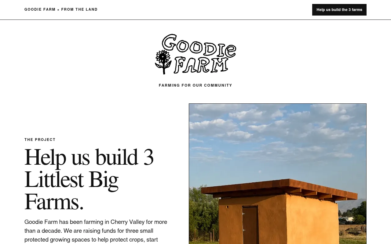 Screenshot of goodiefarmxfromtheland.com