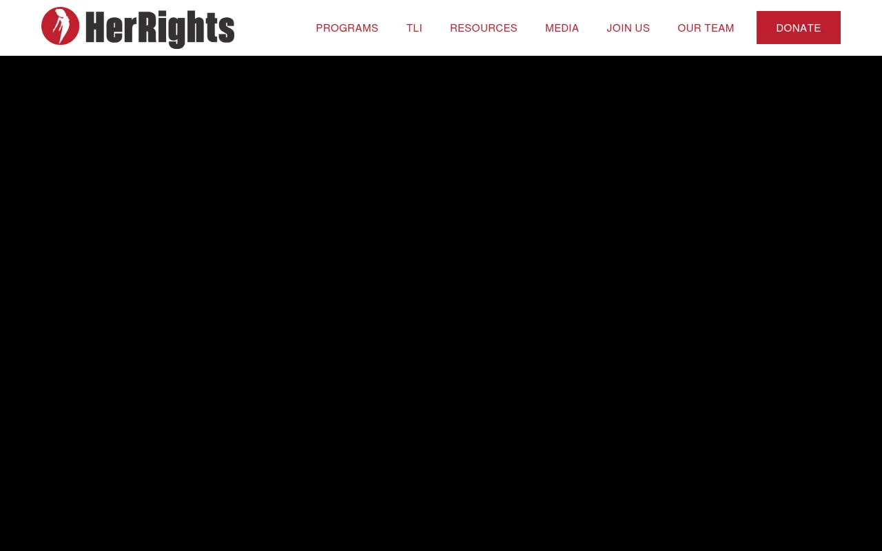 Screenshot of herrights.org