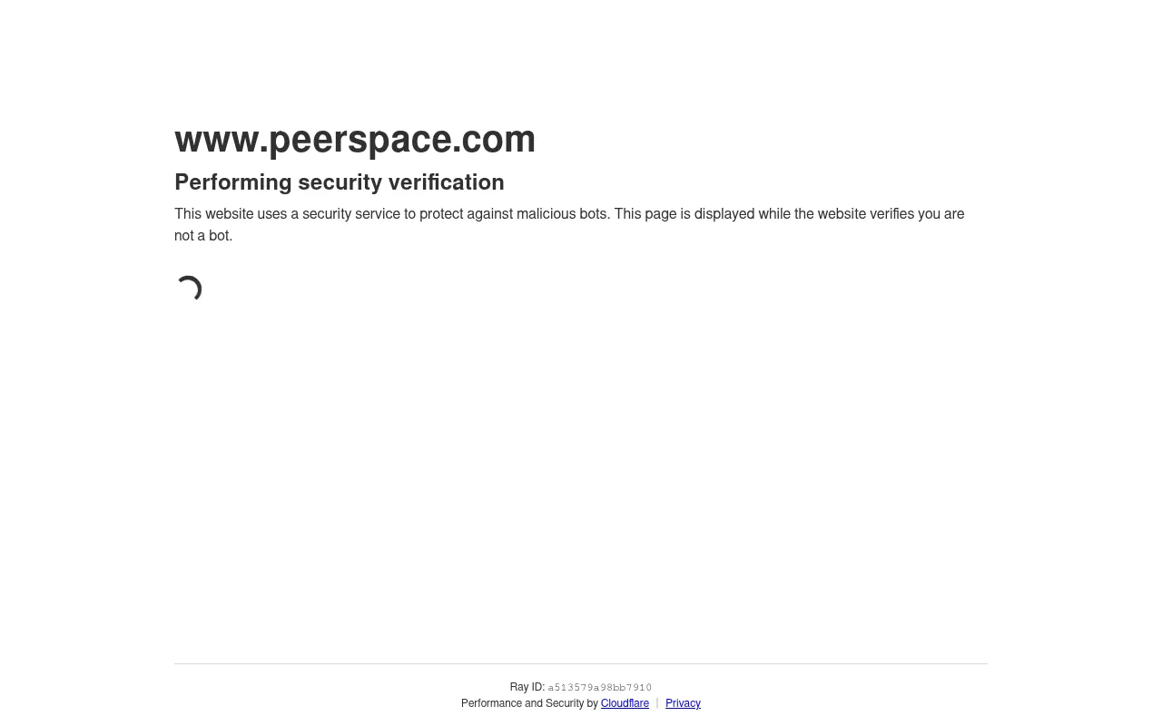 Screenshot of peerspace.com