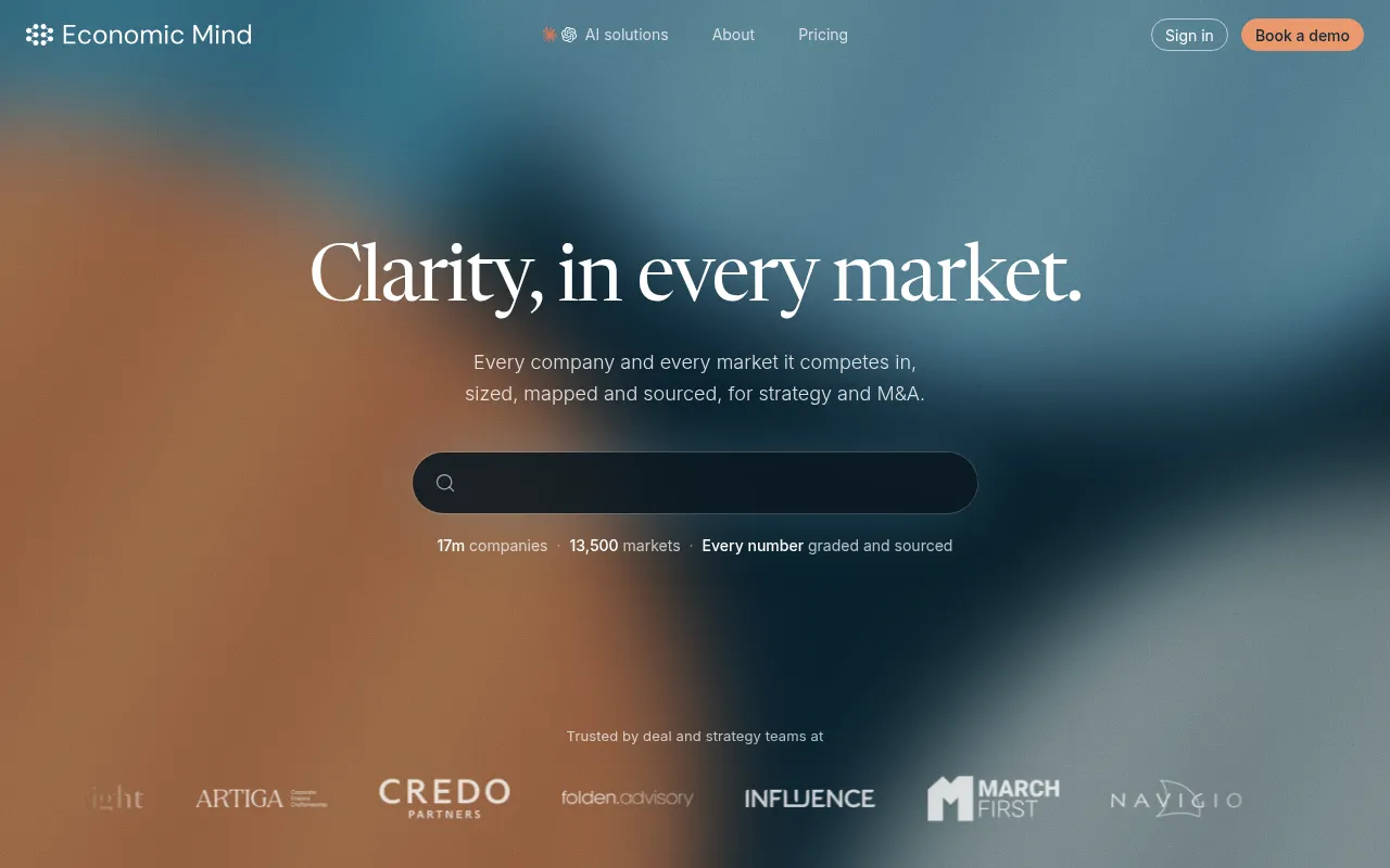 Screenshot of economicmind.com