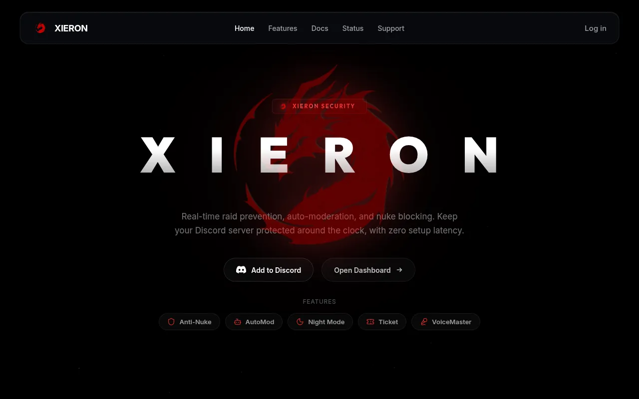 Screenshot of xieron.com