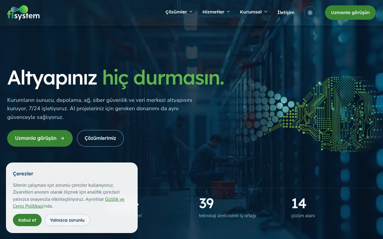 Screenshot of fisystem.com.tr