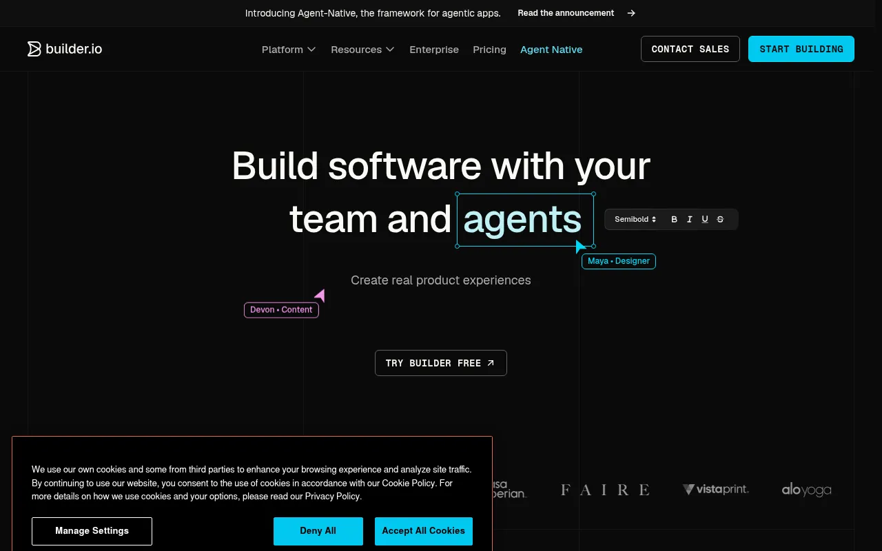 builder.io screenshot