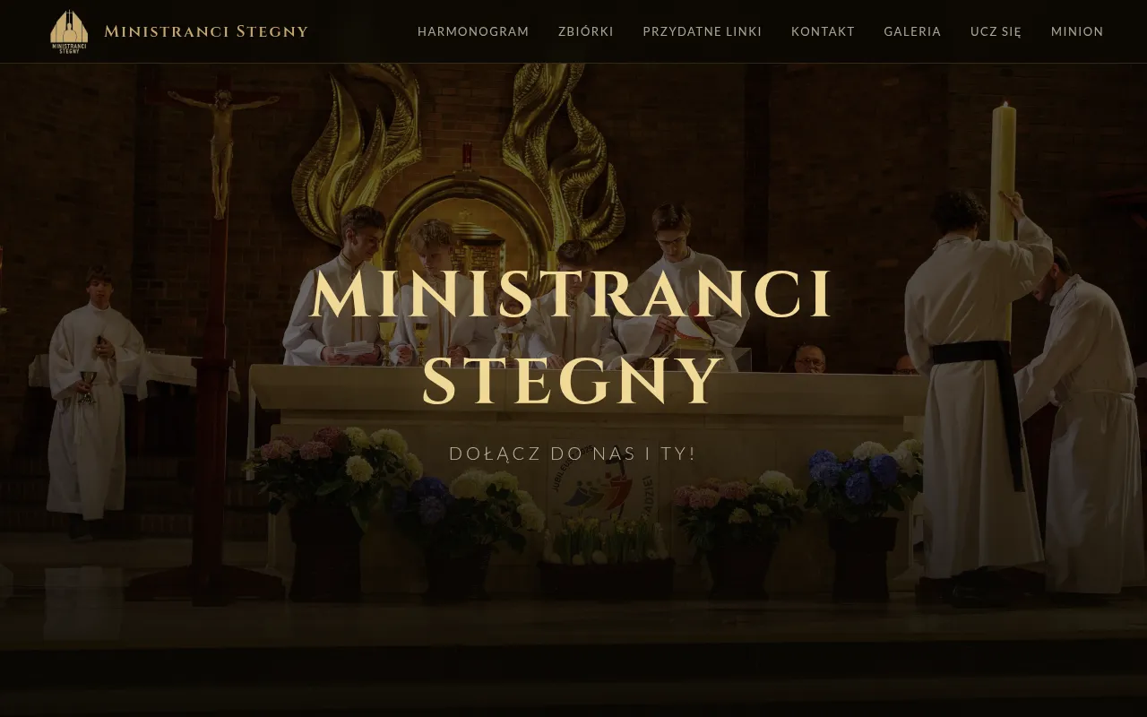 Screenshot of ministranci.stegny.marianie.pl