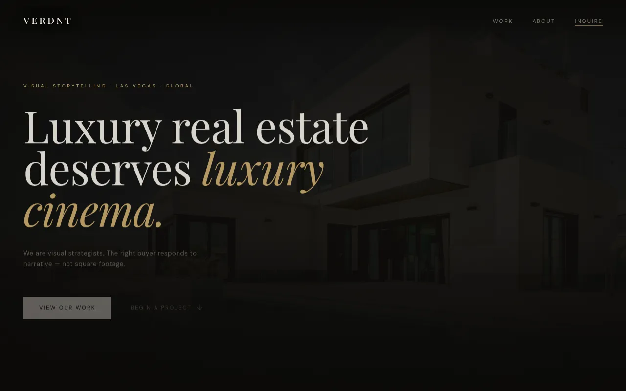 Screenshot of verdntfilms.com