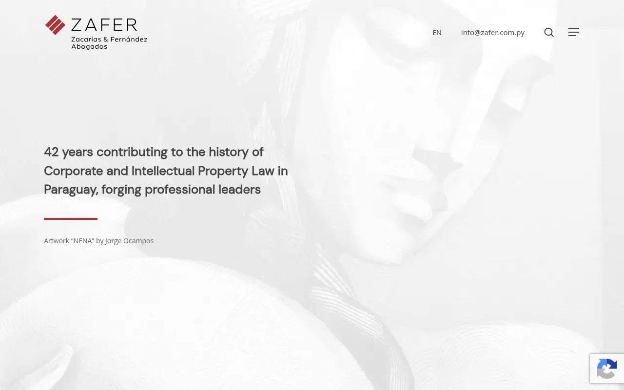 Screenshot of zafer.com.py