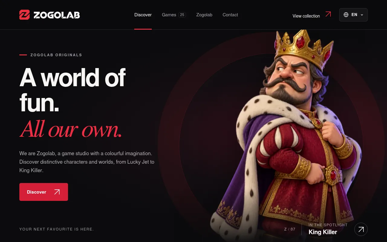 Screenshot of zogolab.com