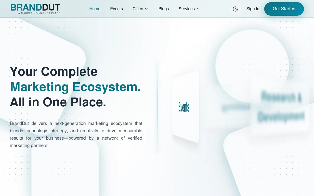 Screenshot of branddut.com