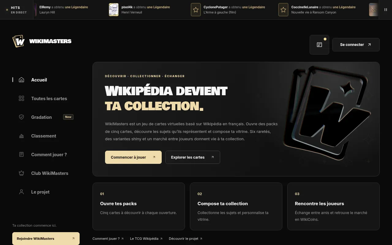 Screenshot of wikimasters.fr