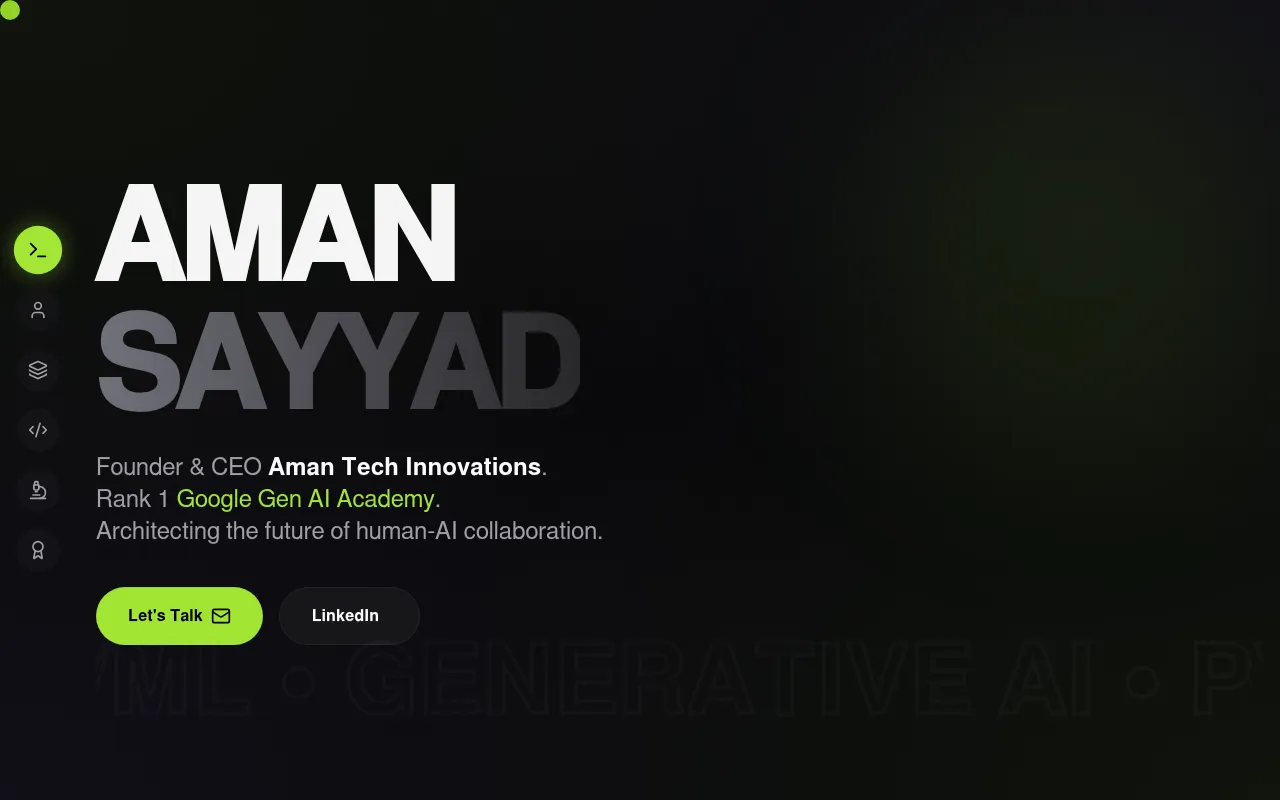 Screenshot of amansayyad.page.gd